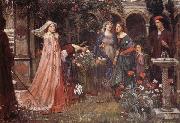 John William Waterhouse The Enchanted Garden oil painting reproduction